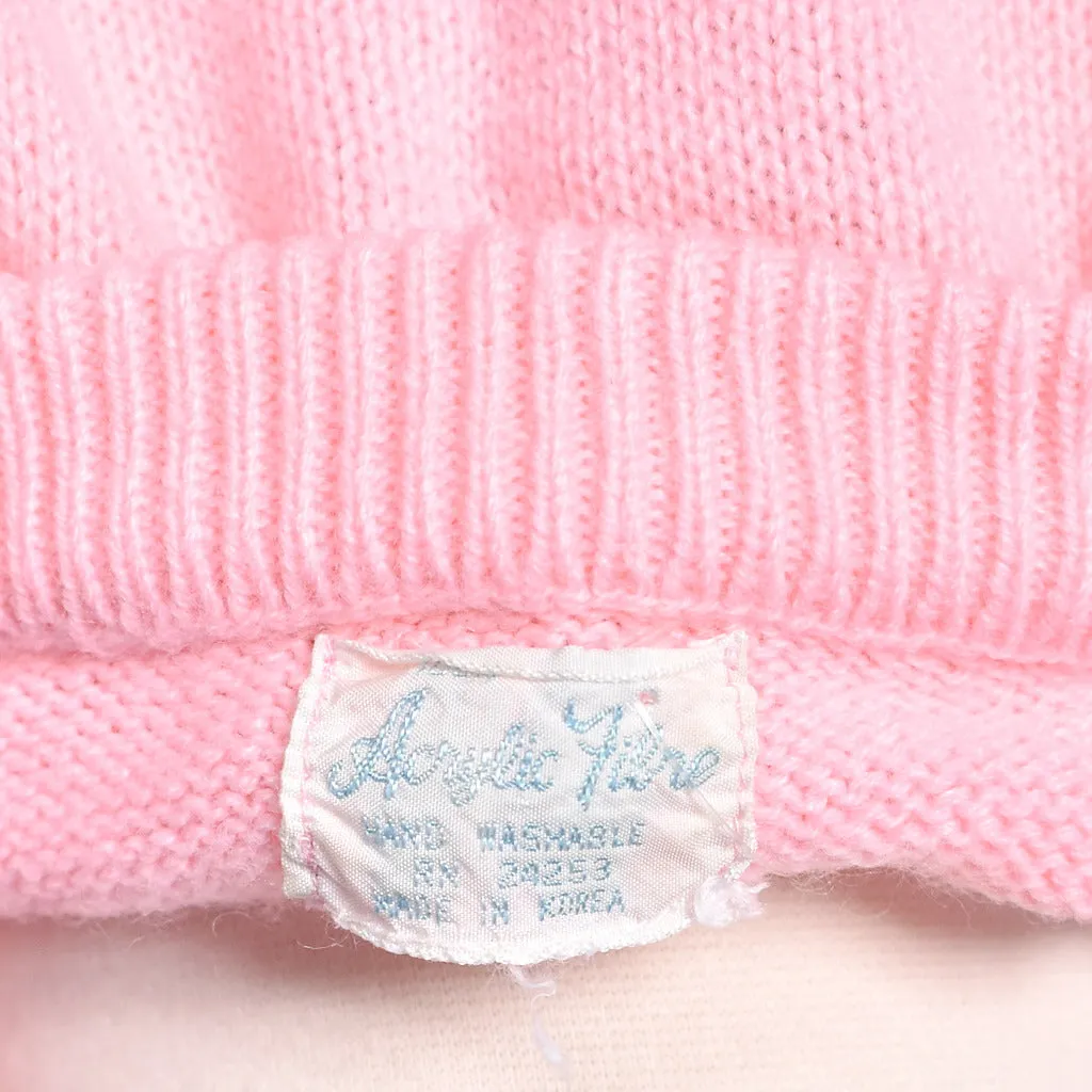 1960s Vintage Pink Diamond Cardigan
