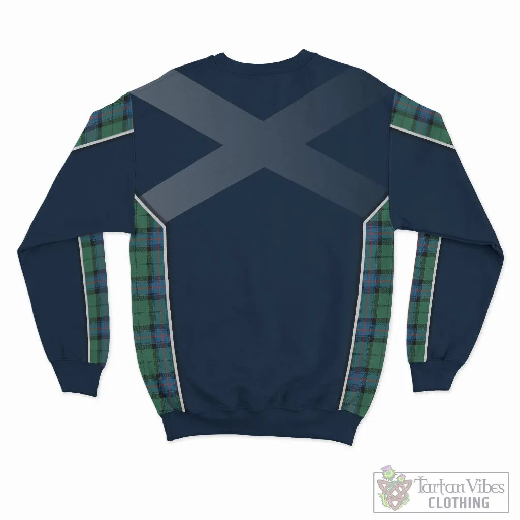 Armstrong Ancient Tartan Sweater with Family Crest and Lion Rampant Vibes Sport Style