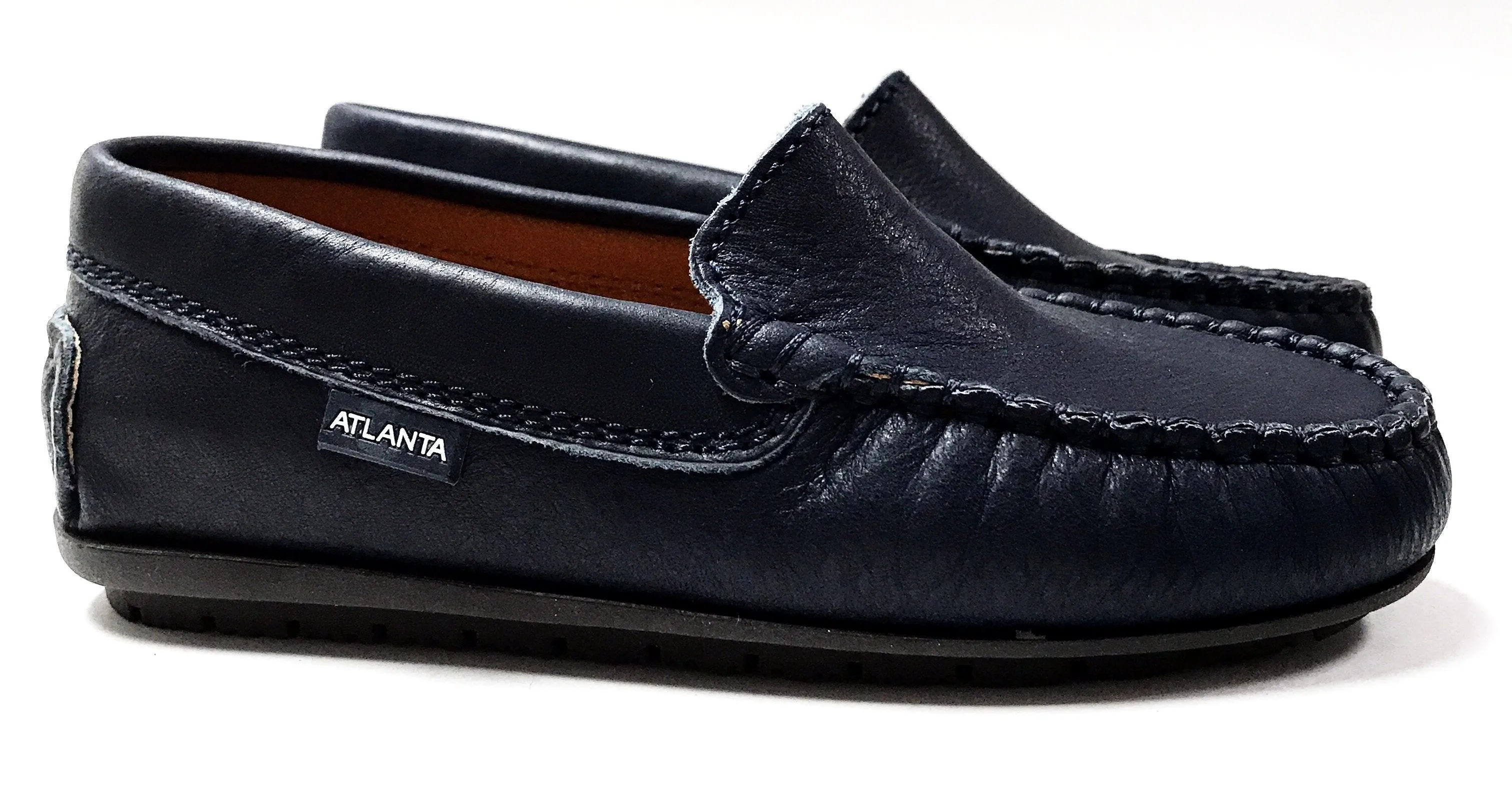 Atlanta Mocassin Navy Loafer