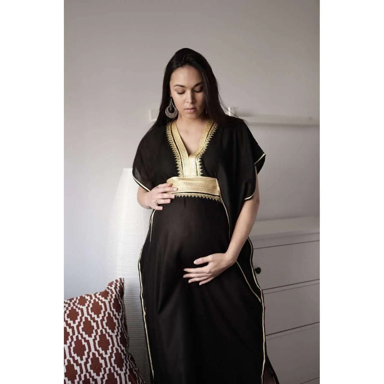 Black Gold Marine Kaftan