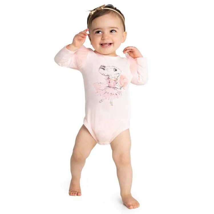 Claris Long Sleeve Bodysuit- size 0-3 Months