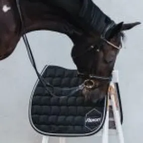 Embroidered Saddle Pad - Black