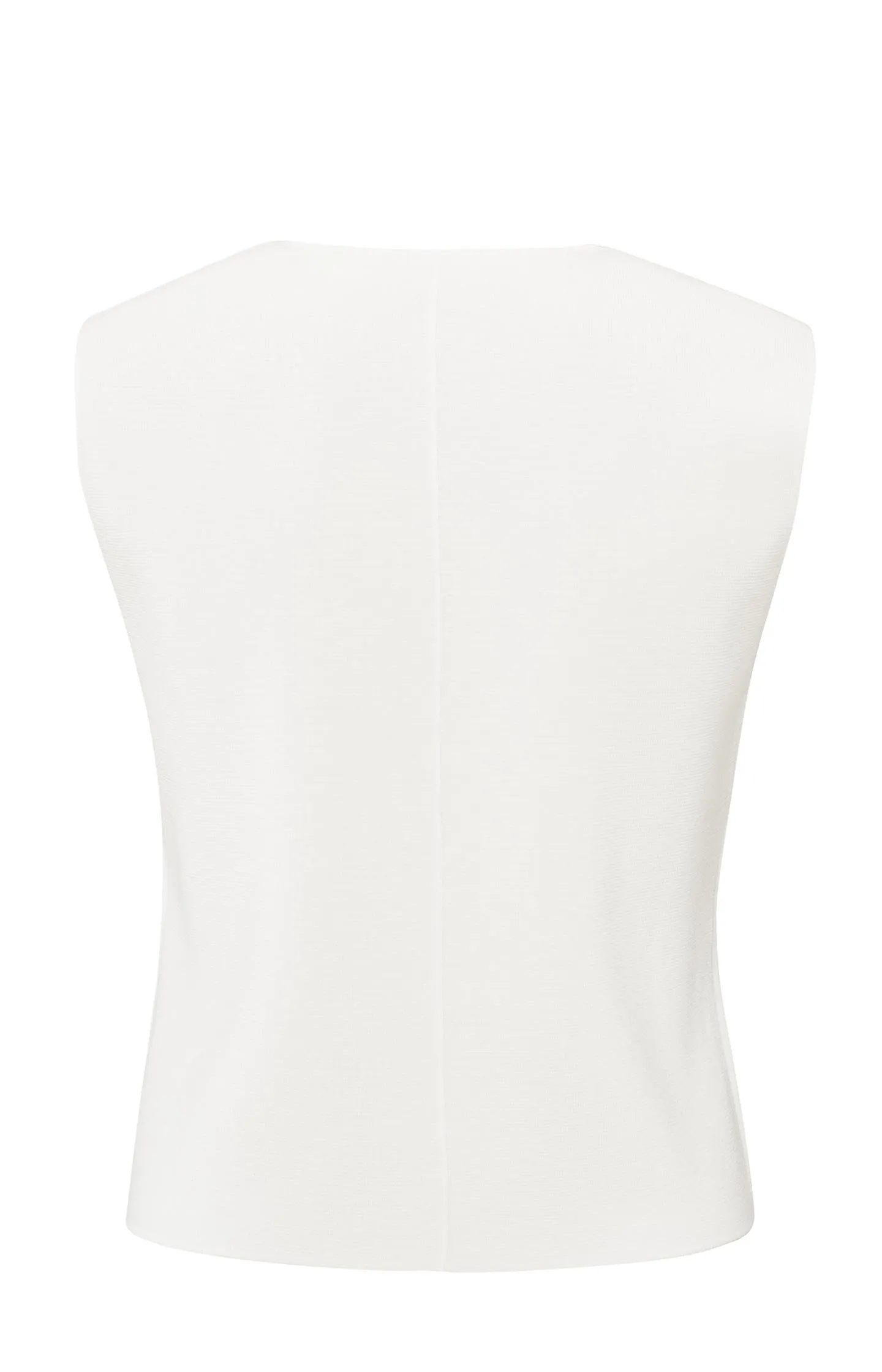 Fine knitted gilet with V-neck