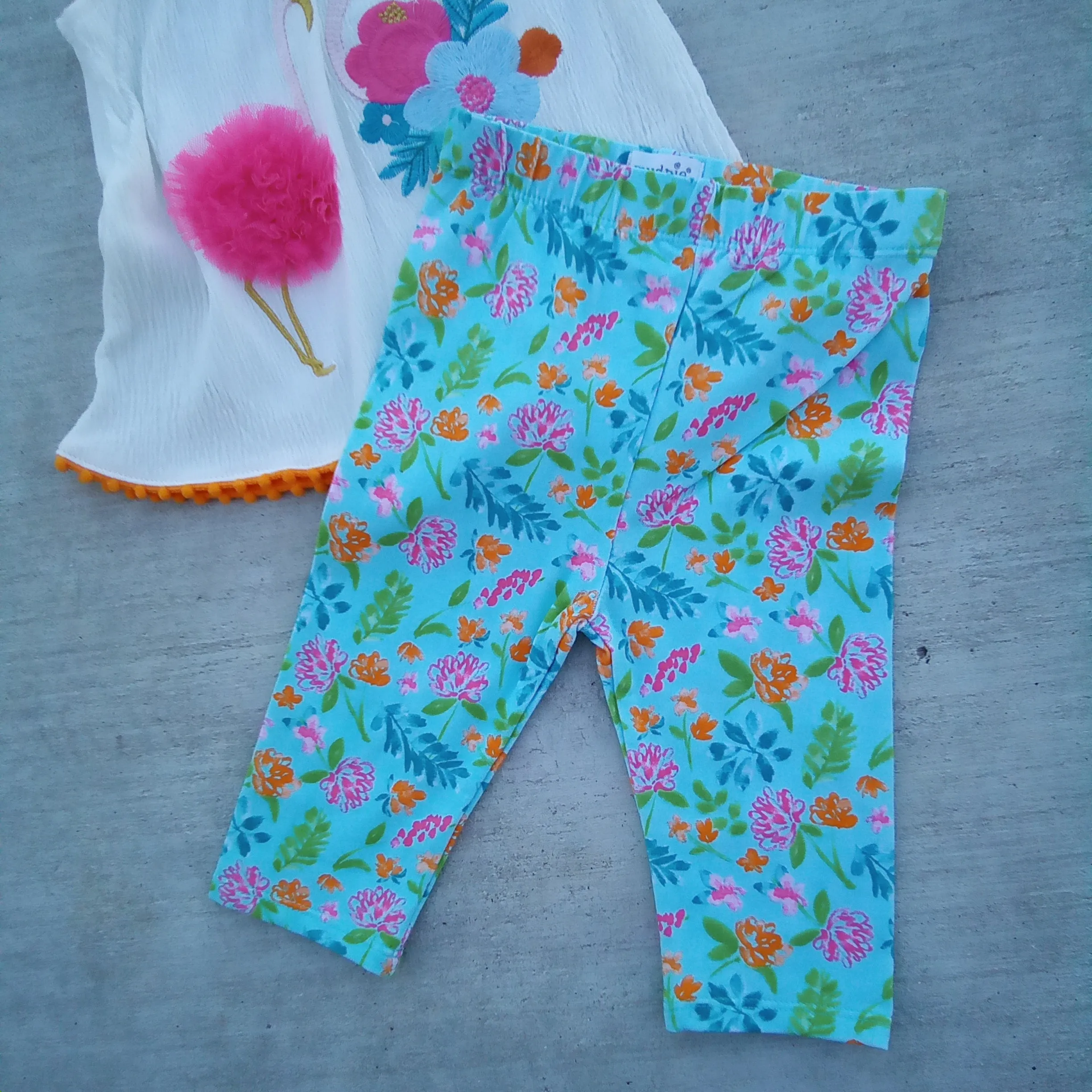 Flamingo Capri Set | Mud Pie