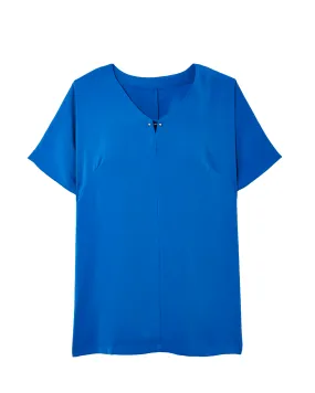 Frankie Hardware Detail Tunic | Royal Blue