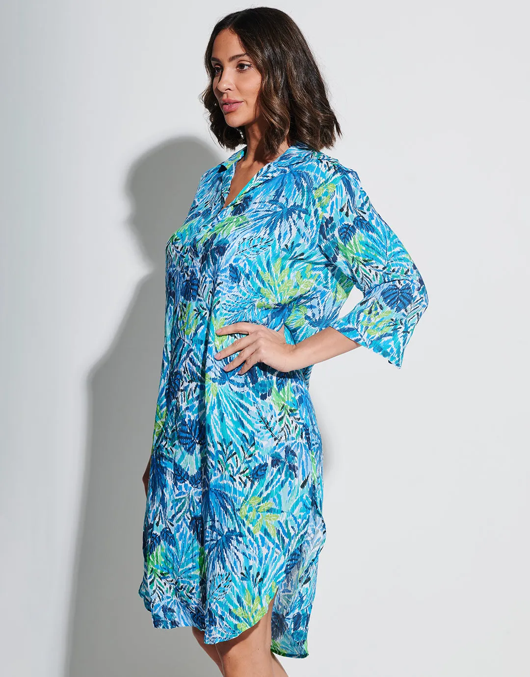 Haiti Beach Tunic - Turquoise