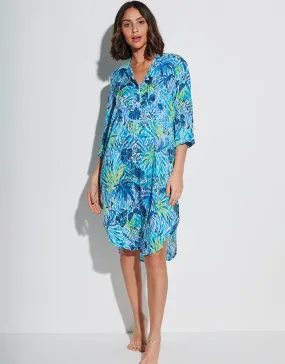 Haiti Beach Tunic - Turquoise