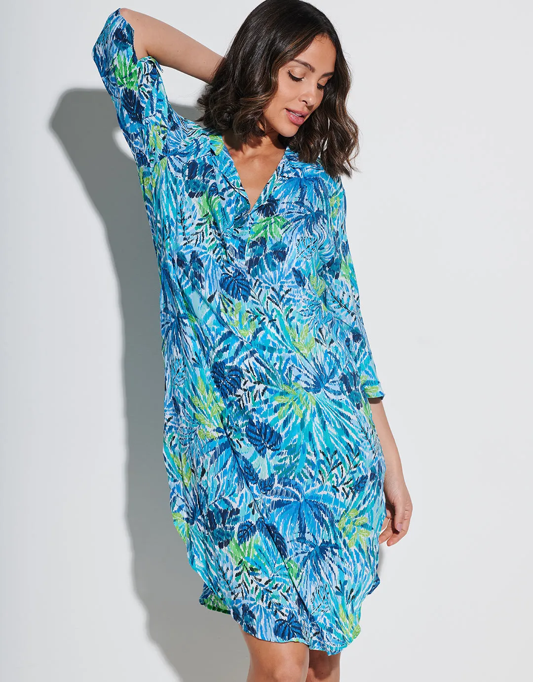 Haiti Beach Tunic - Turquoise