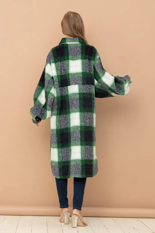 Holly Maxi Flannel Jacket
