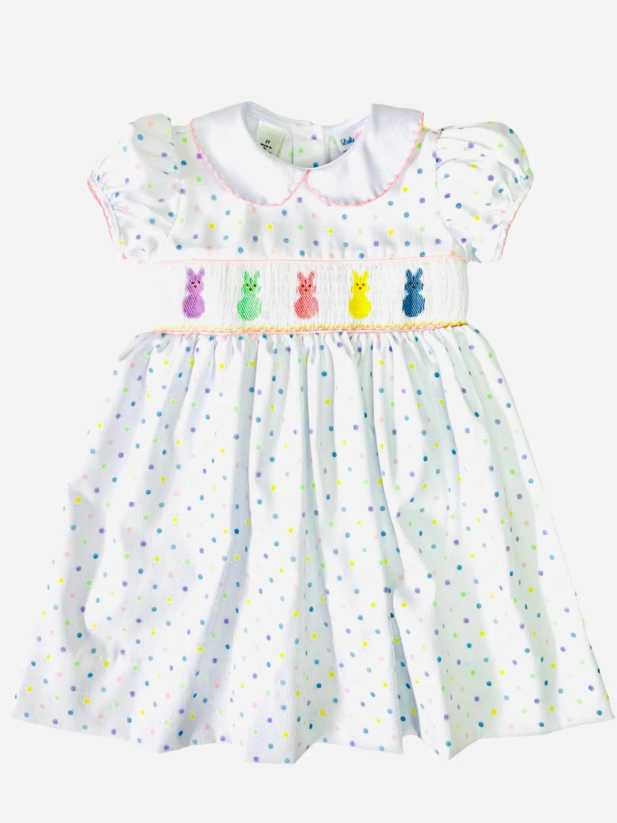 Lulu Bebe Peeps Smocked Bubble