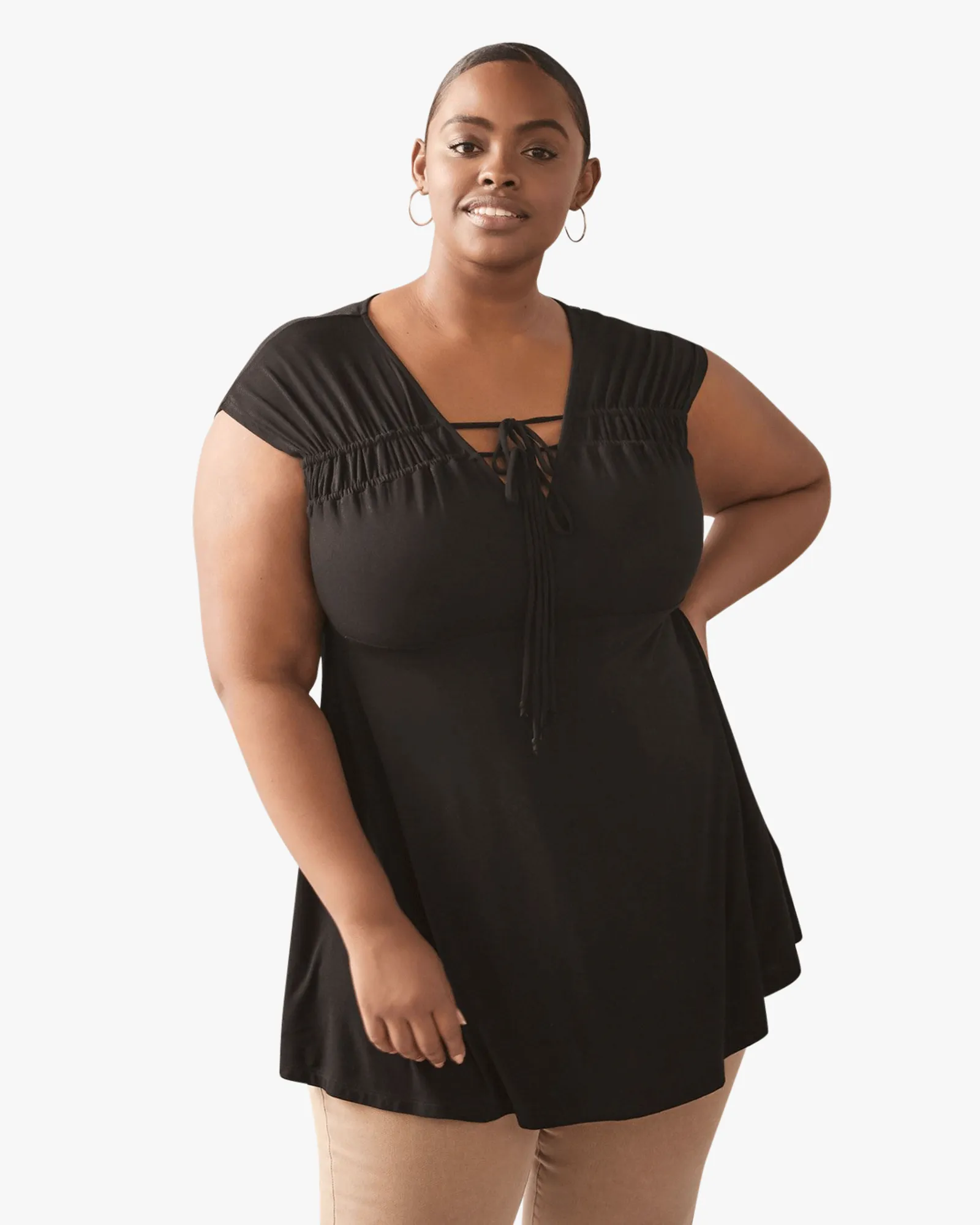 Michelle Tunic Top | Black
