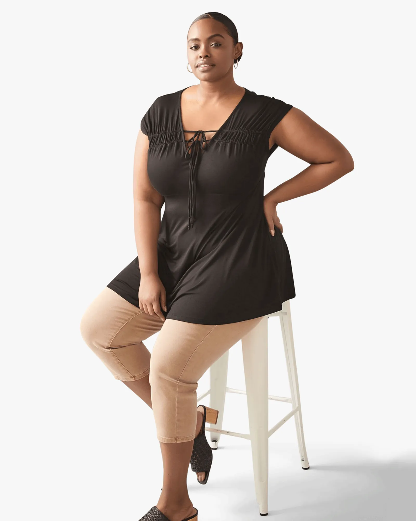 Michelle Tunic Top | Black