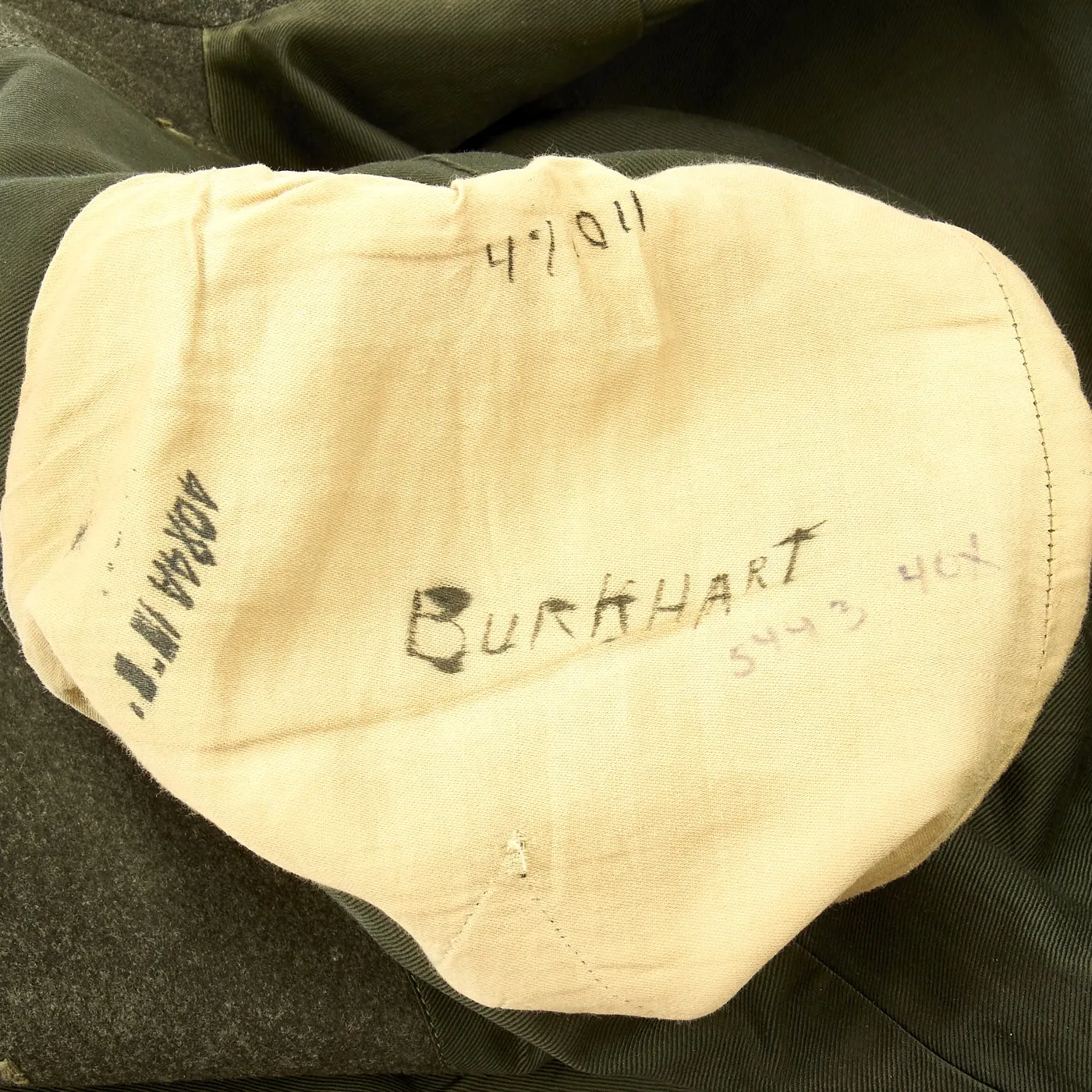 Original U.S. WWII USMC Marine Raider Named Tunic - Burkhart