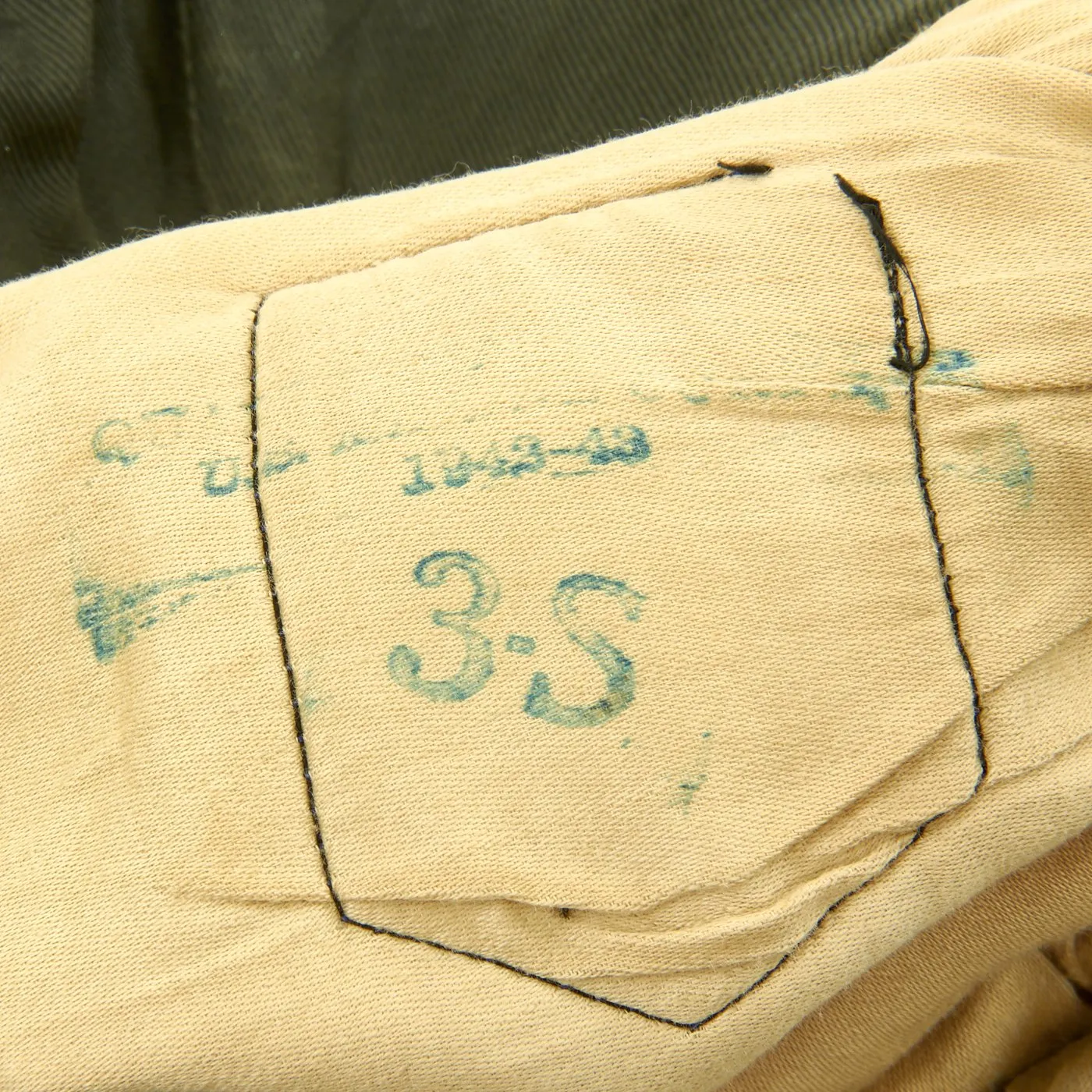 Original U.S. WWII USMC Marine Raider Named Tunic - Burkhart