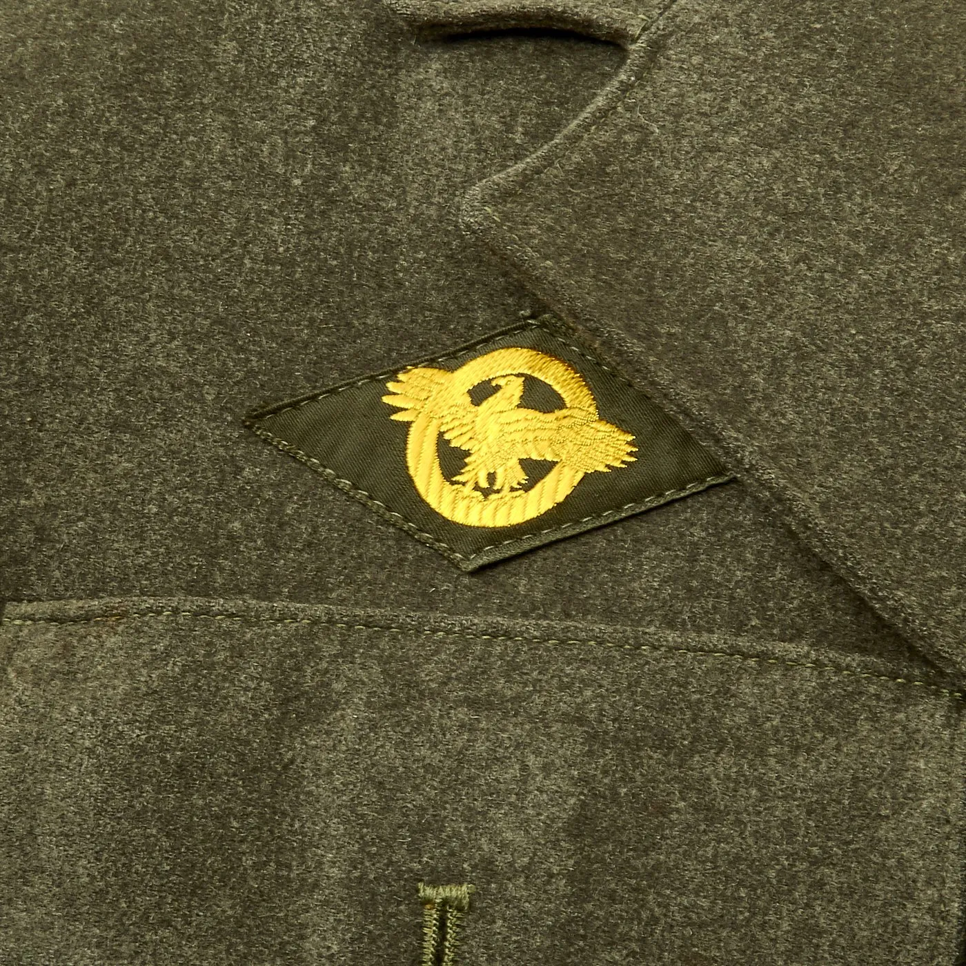 Original U.S. WWII USMC Marine Raider Named Tunic - Burkhart