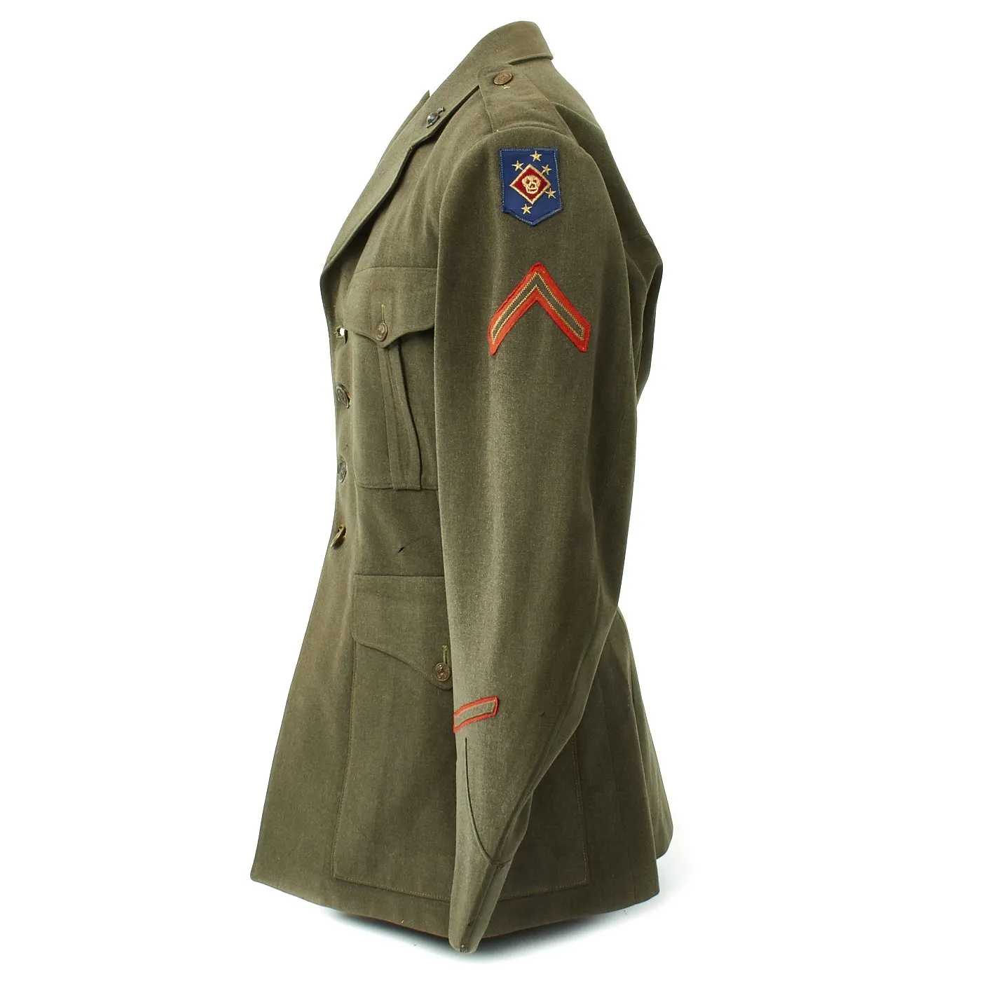 Original U.S. WWII USMC Marine Raider Tunic with Australian Made Patch