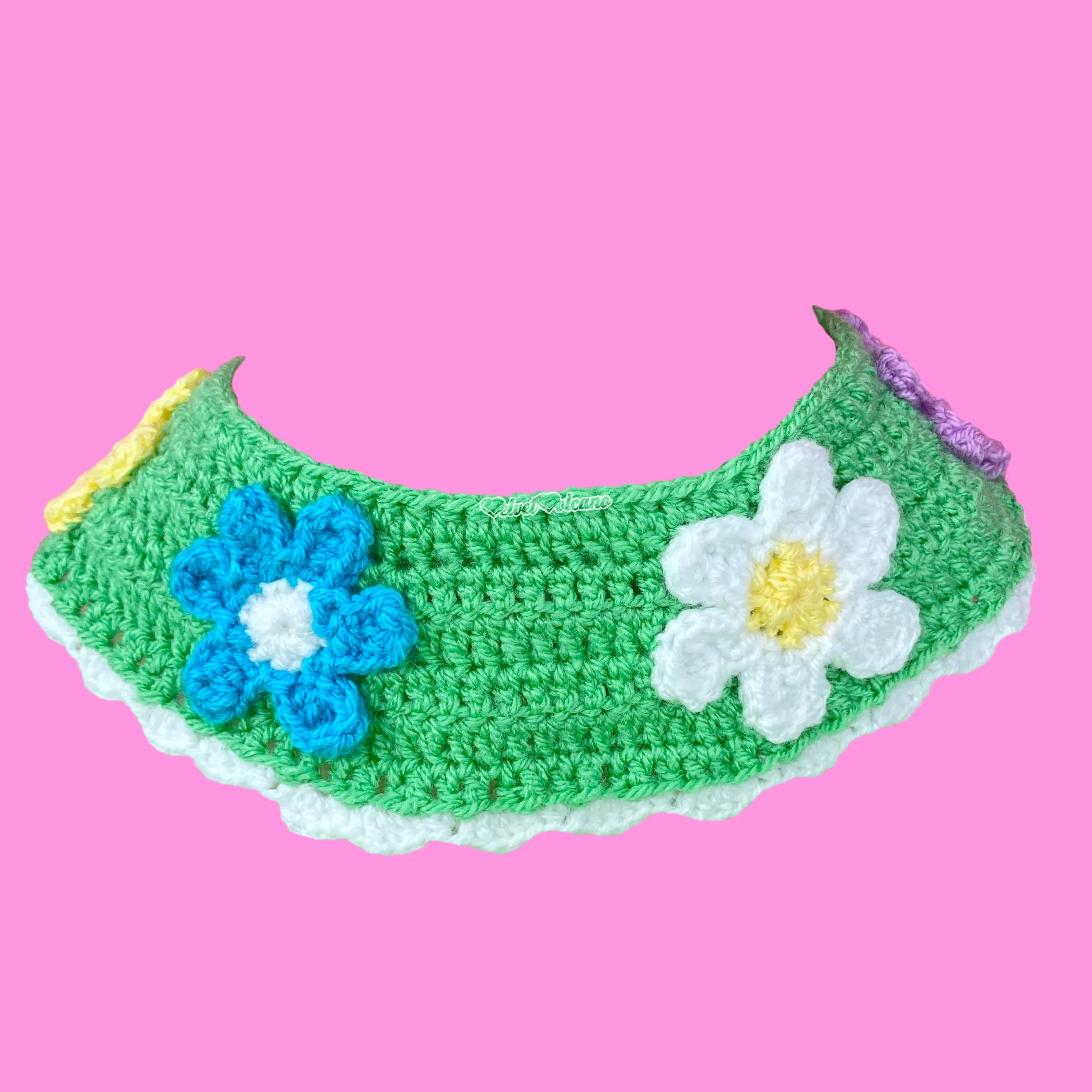 Pastel Rainbow Daisy Daze Collar