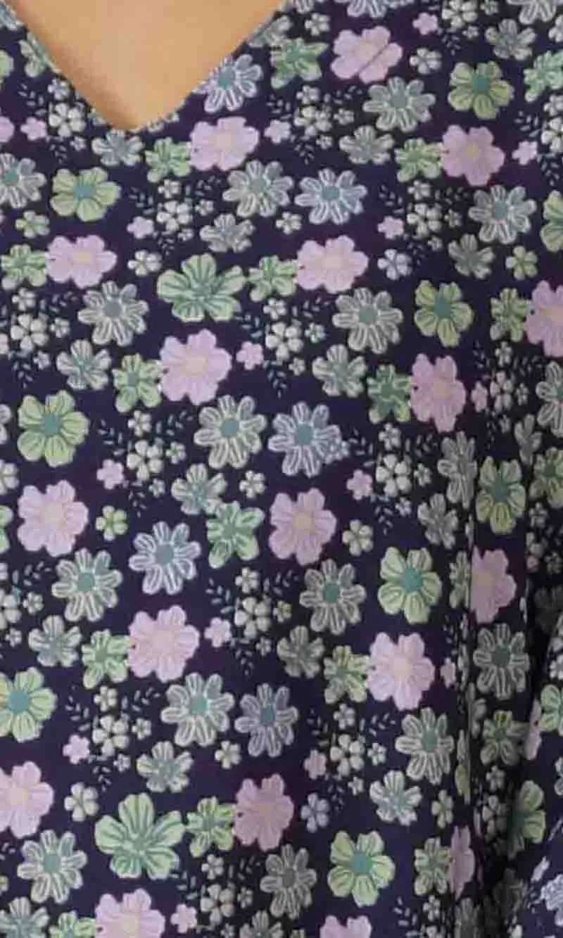 Rayon Tunic 3/4 Sleeve Dahlia, More Colours