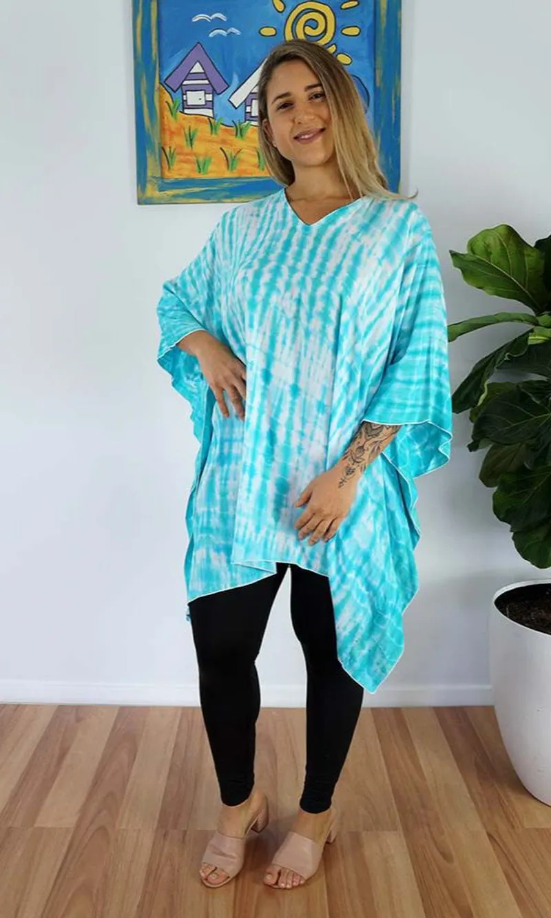 Rayon Tunic Short Waterglass, More Colours