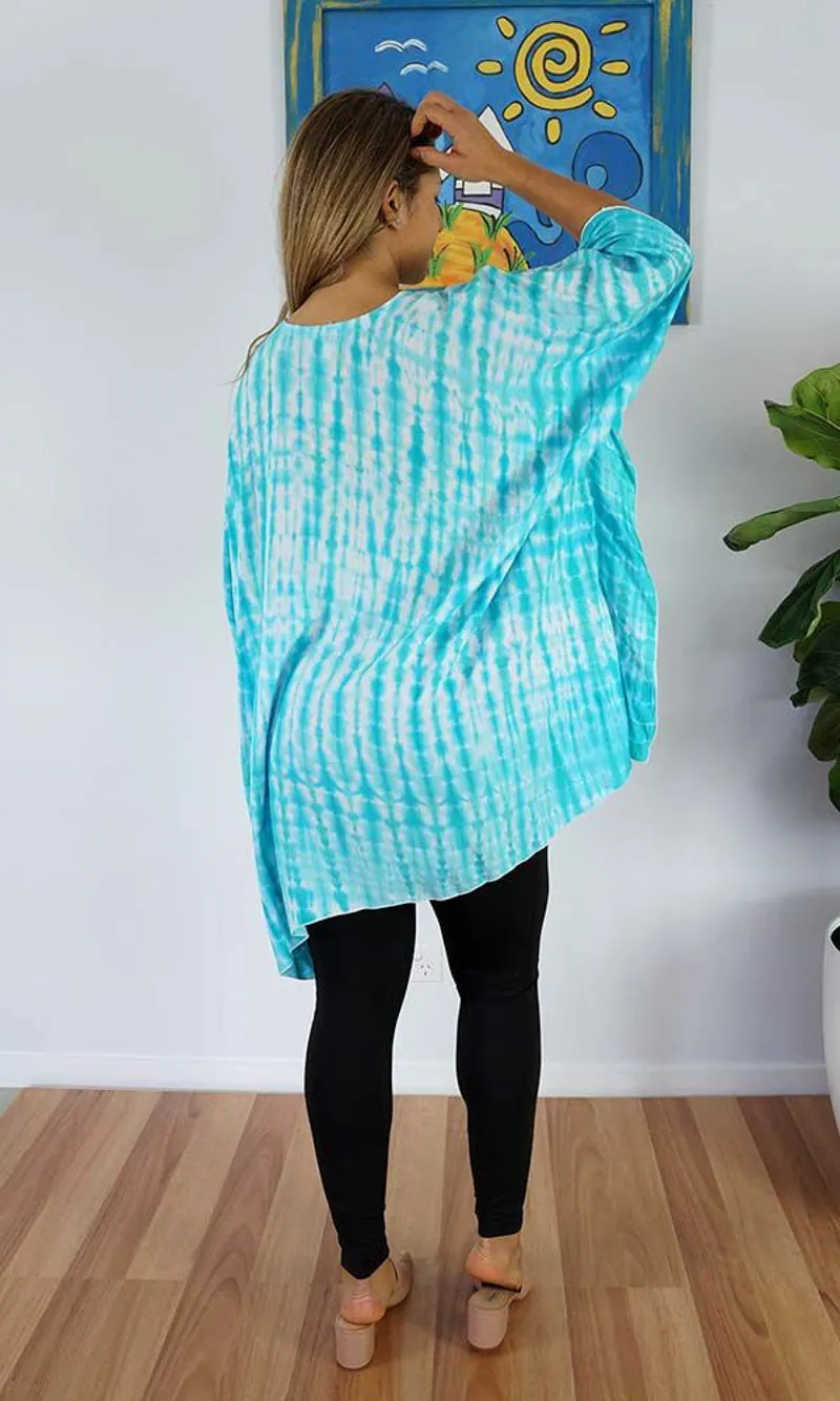 Rayon Tunic Short Waterglass, More Colours