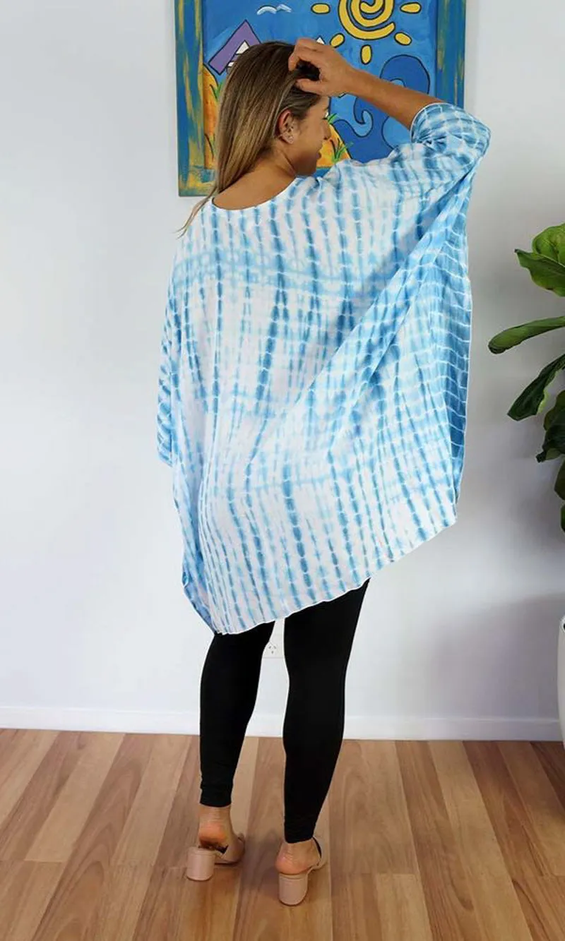Rayon Tunic Short Waterglass, More Colours