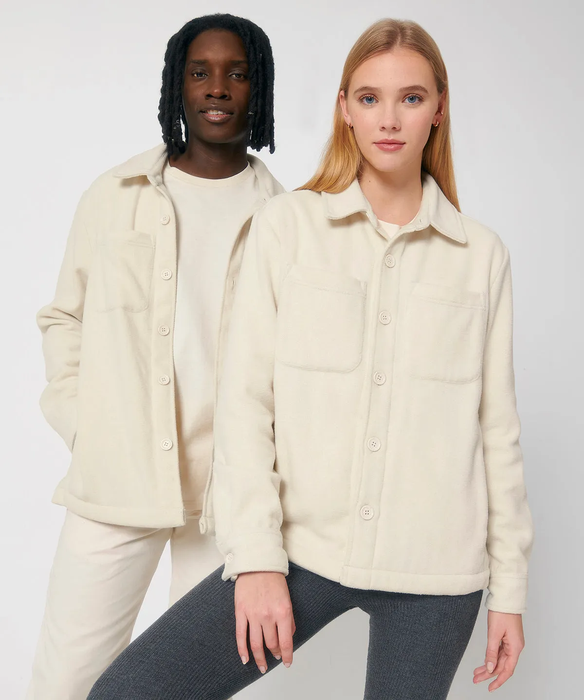 Recycled Overshirt Jacket: Unisex