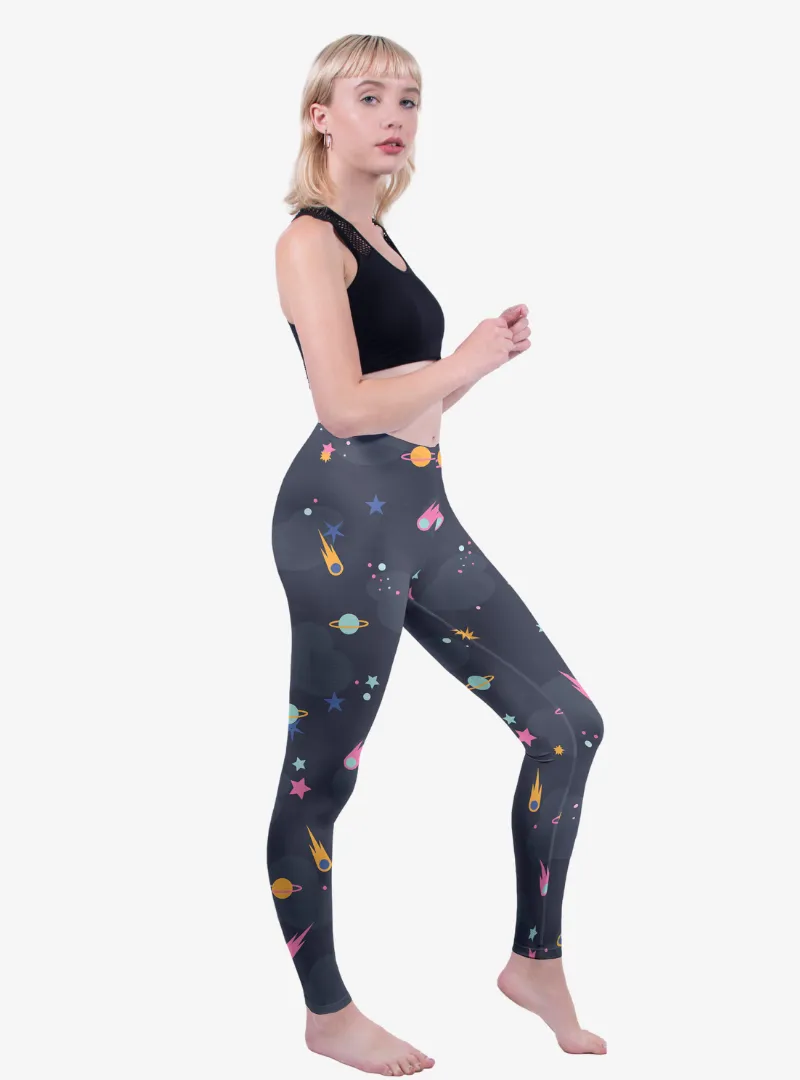 Regular Leggings (8-12 UK Size) - Bright Night