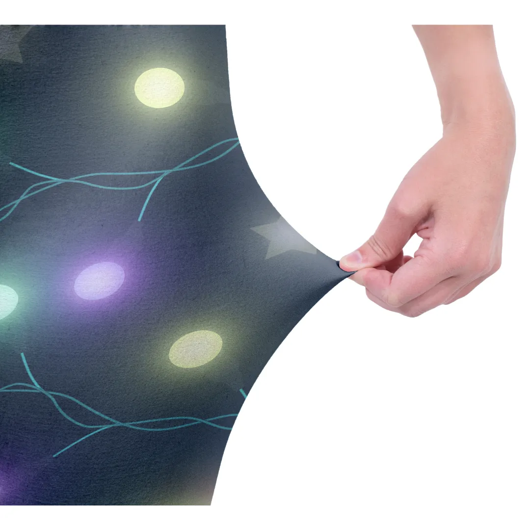 Regular Leggings (8-14 UK Size) - Christmas Lights