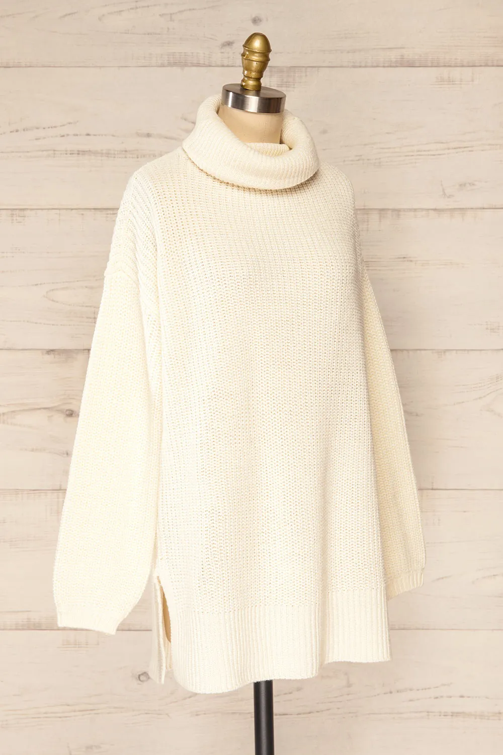 Rennes Cream | Knit Turtleneck Sweater