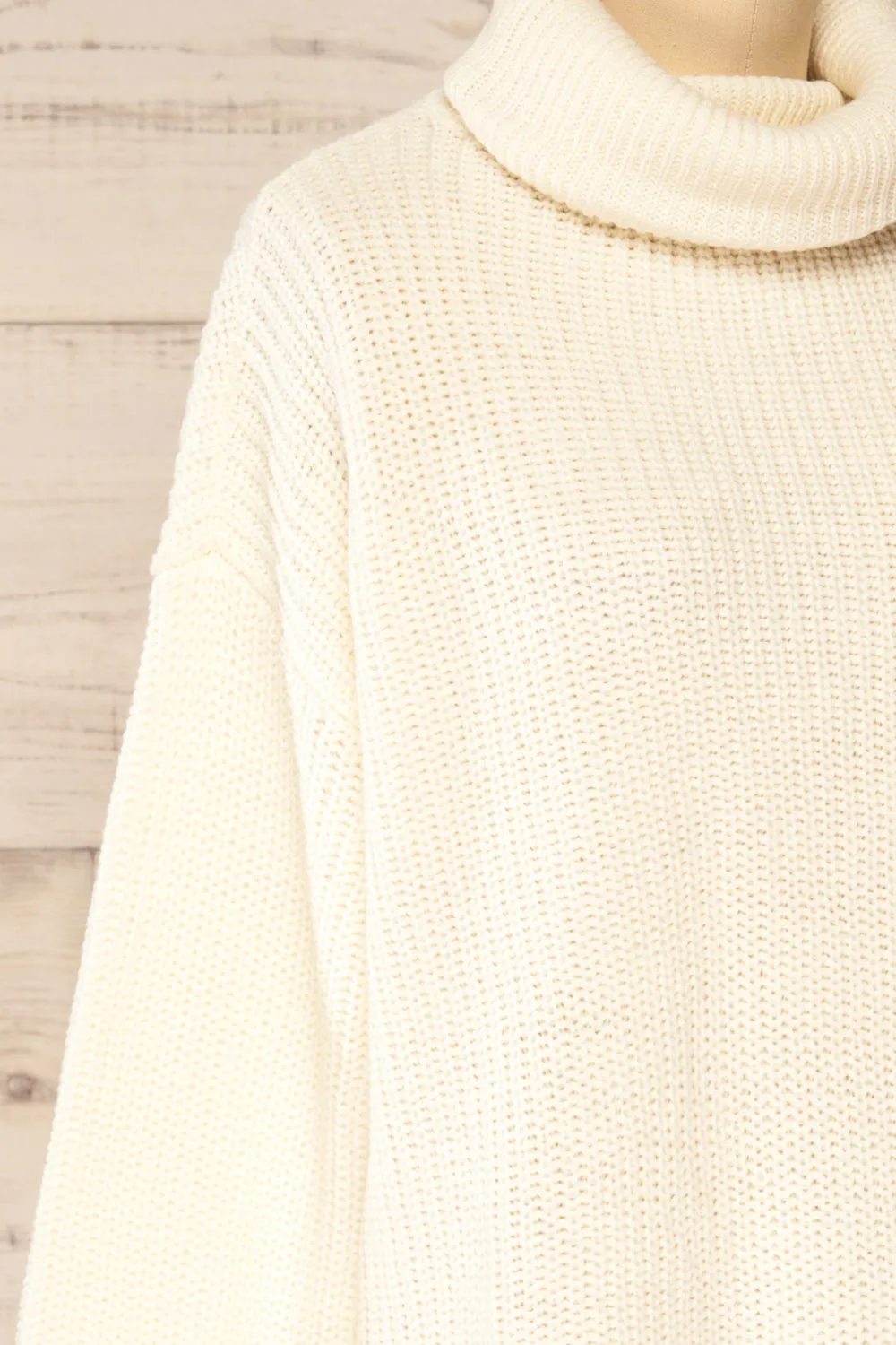 Rennes Cream | Knit Turtleneck Sweater