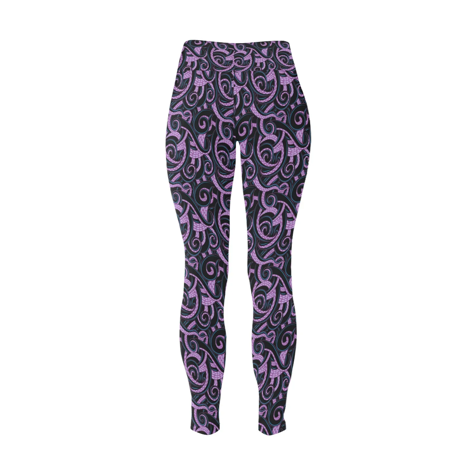 Ursula Tentacles Women's Plus Size Athletic Leggings