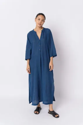 Very blue long tunic