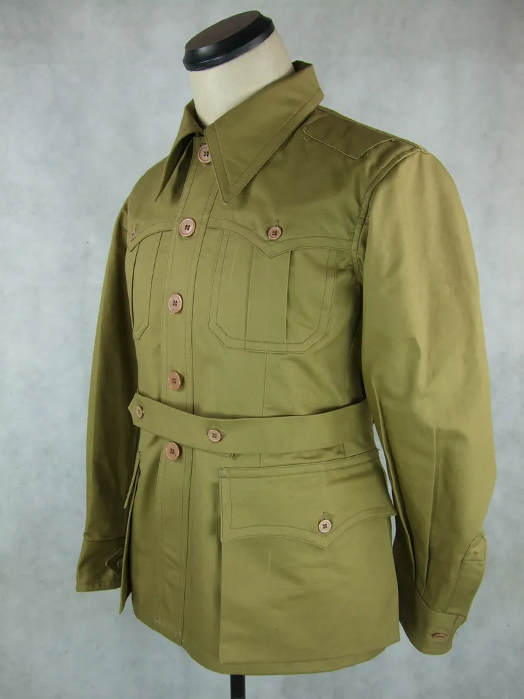 WWII Italian Tropical M40 Camiciotto Saharian Tunic Officer